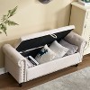 TiramisuBest Storage Ottoman Bench with Lift Top - 275lb Capacity for Living Room & Bedroom - 2 of 4