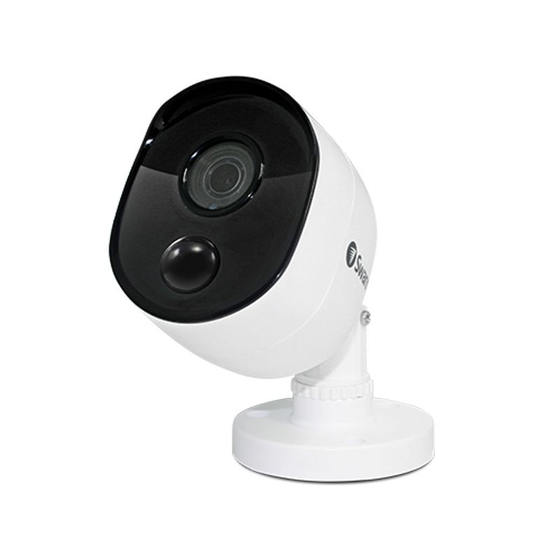 1080p White Bullet Camera with PIR Motion Sensor, 1 of 6