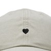 Dalix Heart Embroidered Cotton Summer Outdoor Baseball Cap Dad Hat Womens - 2 of 4