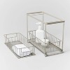 Two Tiered Slide Out Organizer White - Brightroom™ : Target