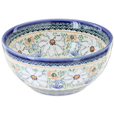 Blue Rose Polish Pottery M02 Galia Cereal/Soup Bowl