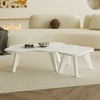 NicBex Modern 47.2" Cloud Shape Coffee Table with Wood Frame for Living Room and Bedroom - 4 of 4