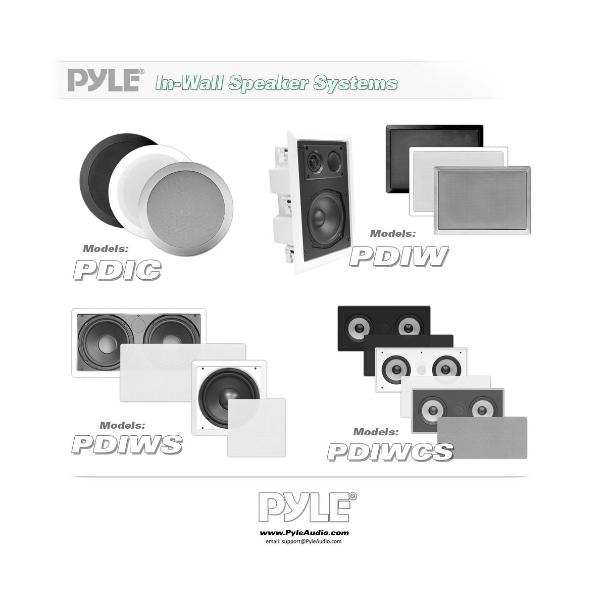 Pyle 5.25'' In-Wall/In-Ceiling Speakers for Home Audio with 2-Way Stereo System, Easy Installation, White Finish - thumbnail 6