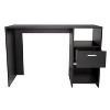 NicBex Home Office Desk 17.04" L Modern Writing Desk with 2 Open Storage Shelves, 1 Drawer and Wooden Desktop for Office, Study, Living Room - 3 of 4