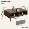 Bestier Mid Century Modern TV Stand for 85 inch TV, 2 in 1 Long TV Cabinet for Living Room - 4 of 4