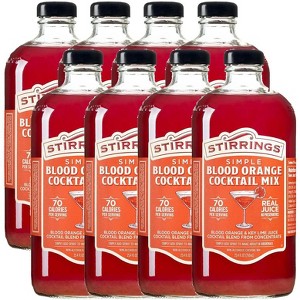 Stirrings Simple Blood Orange Cocktail Mix 750ml Bottles - Real Juice No Preservatives - 70 Calories - Drink Mixer - 1 of 3