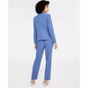 Kasper Womens One-Button Blazer Jacket, Blue, 8P - 2 of 2