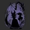 Women's Sleeping Beauty Maleficent Silhouette T-Shirt - 2 of 4