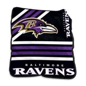 NFL Baltimore Ravens Raschel Throw Blanket - 1 of 1