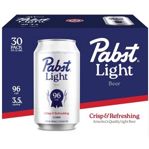 Pabst Blue Ribbon Light Beer - 30pk/360 fl oz Cans - 1 of 2