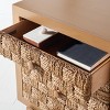 Rosario Woven Wood Nightstand - SFV1303 - Safavieh Couture - 2 of 4