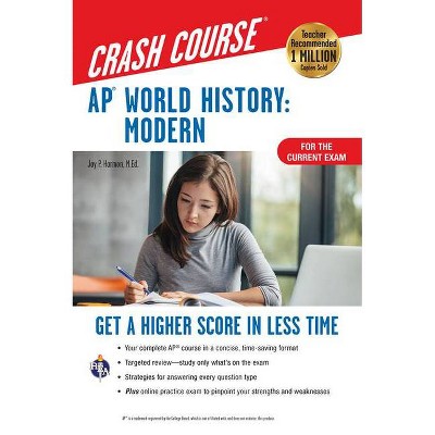 Ap(r) World History: Modern Crash Course, Book + Online - (Advanced Placement (AP) Crash Course) 3rd Edition by  Jay P Harmon (Paperback)