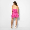 Women's Cupcake Tiered Mini A-Line Dress - Wild Fable™ Pink - 3 of 3