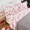GustoWave 4 Pieces Christmas Soft Brushed Microfiber Bed Sheets with Deep Pocket - 3 of 4