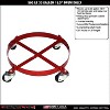 SNAP-LOC 500 lb 30 Gallon Drum Dolly with 19.5" Barrel Holder - 2 of 2