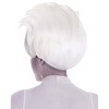 HalloweenCostumes.com One Size Fits Most Women DISNEY Adult White Ursula Wig Women, Little Mermaid Ursula Halloween Cosplay Wig, White/Purple/Gray - 2 of 4