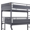 78" Twin/Twin/Full Triple BunkBed Cargo Loft, Metal Frame & Ladders - Acme Furniture - 3 of 4