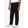 KingSize Men's Big & Tall French Terry Open Bottom Pants - 4 of 4