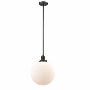 Beacon - 1 Light Stem Hung Mini Pendant In Industrial Style-15 Inches Tall and 12 Inches Wide - 1 of 1