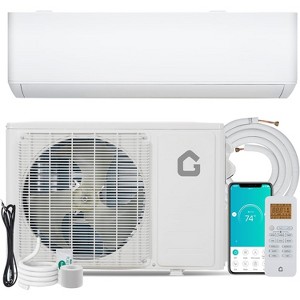 9000 BTU Mini Split AC 24 SEER2 Cools Up to 450 Sq.Ft,Mini Split AC/Heating System with Inverter & APP Control,230V - 1 of 4
