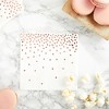 Juvale 100-Pack Rose Gold Cocktail Napkins - Disposable Paper Napkins for Birthday, Wedding Party Table Decorations, 5 In - 3 of 4