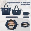 Softside Luggage Expandable 3 Piece Set Suitcase with Duffel Bag Upright Spinner Softshell Lightweight Luggage Travel Set - 3 of 4