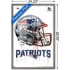 Trends International NFL New England Patriots - Drip Helmet 20 Framed Wall Poster Prints - 3 of 4