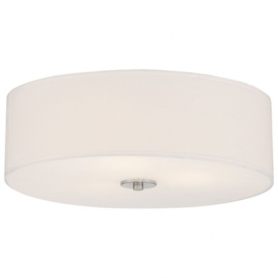 Access Lighting Mid Town 3 - Light Flush Mount in  Brushed Steel