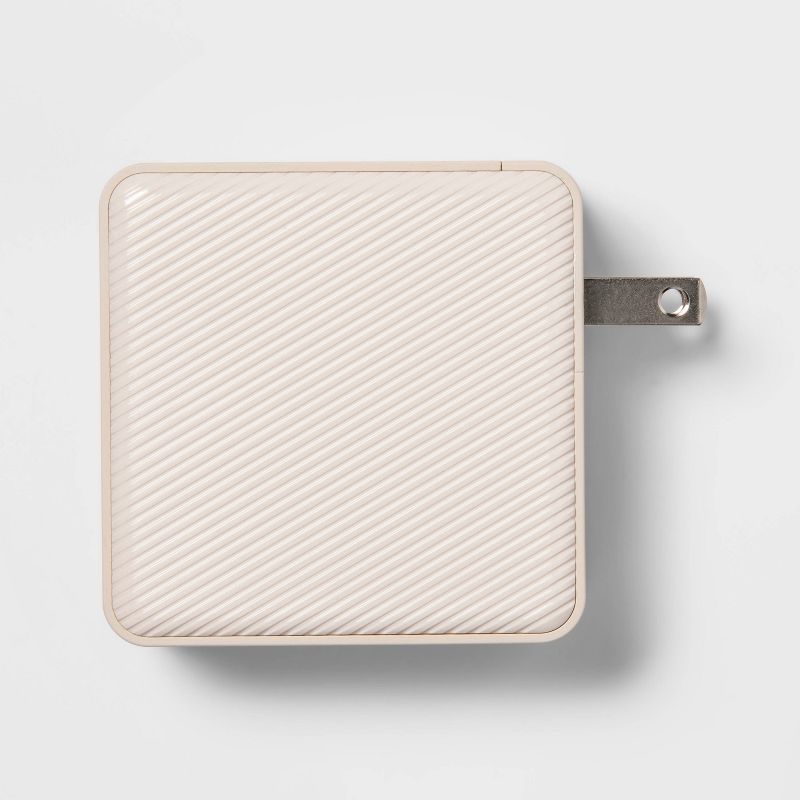 68W GaN Charger - heyday&#8482; Stone White, 1 of 5