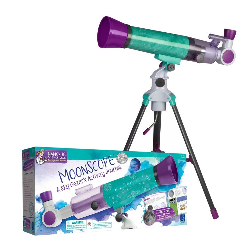 Educational Insights Nancy B's Science Club MoonScope Kids Telescope, STEM Toy Ages 8+, 1 of 8