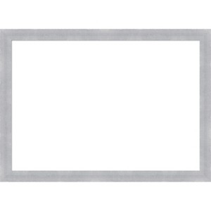 Amanti Art Grace Brushed Nickel Narrow Framed Dry Erase Magnetic Board - 1 of 4