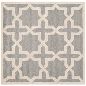 Marnie Texture Wool Rug - Silver / Ivory (4