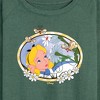 Women's - Disney - Alice in Wonderland Lightweight French Terry Wide Neck Long Sleeve Shirt - 2 of 4
