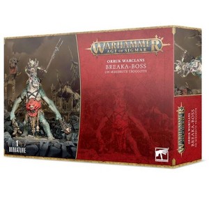 Breaka-Boss On Mirebrute Troggoth Orruk Warclans Warhammer AoS - 1 of 1