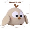 Bird Stuffed Animal 12'', Cute Plushies Chubby Bird, Cute Pillows Fluffy Cuddly Bird Plush*Light - 4 of 4