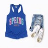 Simply Sage Market Spring Vibes Arched Varsity Racerback Tank - 3 of 4