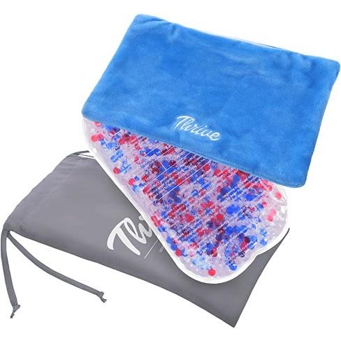 Thrive Ice Packs for Injuries Reusable - Gel Ice Pack & Cold Compress for  Pain Relief, Rehabilitation, Swelling, Bruises, Headaches, First Aid Ice  Bag