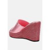 No Filter Wedge Heel Peep Toe Sandals - 3 of 4