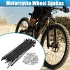Unique Bargains 14G J Bend Bicycle Steel Spokes 36Pcs - 2 of 4