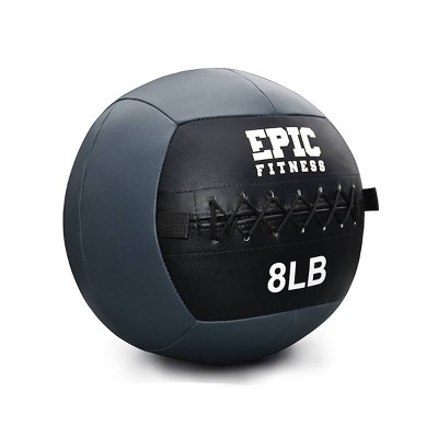 Epic Fitness USA Weighted Wall Ball - Black/Gray 8lbs