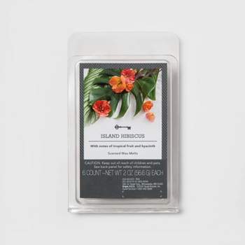 6ct Island Hibiscus Scented Wax Melts - Threshold™