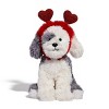 FAO Schwarz 12" Sparklers Sheep Dog with Removable Red Heart Boppers Toy Plush - image 3 of 4