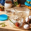 Bormioli Rocco Frigoverre Brilliante Set, Ribbed Round Glass Containers with Covers - Scratch-Resistant - Microwave, Freezer, Dishwasher Safe - 2 of 4