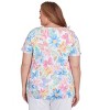 Alfred Dunner Women's Spring Butterfly Crew Neck Top - 2 of 4