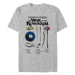 Men's The Lord of the Rings: The War of the Rohirrim Sword Chart T-Shirt - 1 of 4