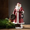 12.25"H Sullivans Christmas Woodland Santa With Wreath  Multicolor - 3 of 3
