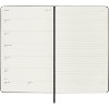 Moleskine 2025 Weekly/Monthly Planner 5.125"x8.25" Large Hardcover Black: Perforated Pages, Pockets, Elastic Closure - 4 of 4