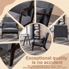 Lyngins Polyester Accent Chairs with Pillow,Upholstered Arm Chairs with Solid Wood Frame for Living Room,Bedroom - 4 of 4