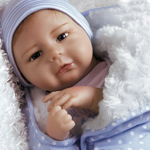 Paradise Galleries Realistic Baby Doll FlexTouch Silicone Vinyl 17.5" Newborn 