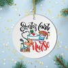 4pc Santa's Favorite Nurse Christmas Ornament Bundle Set of Four| OrnamentallyYou - 4 of 4